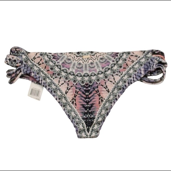 NWT Raisins Tulum Shores Macramé Cheeky Bikini Swimsuit Bottoms XL X-Large Jrs - Picture 5 of 12